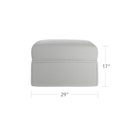 Luna Ottoman - Improve White by DecoScape (1041-140-WHT)