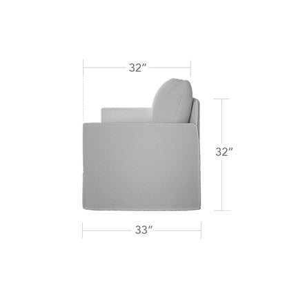 Luna Sofa - Improve White by DecoScape (1041-103-WHT)