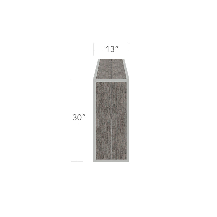 Mod Back Structure - Large - Slatted by DecoScape (3015-104-L-SLA)