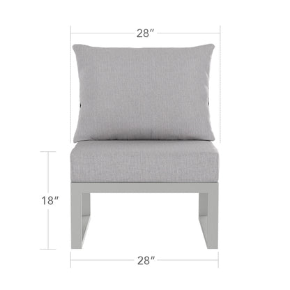 Modera Armless Chair by DecoScape (3203-131)
