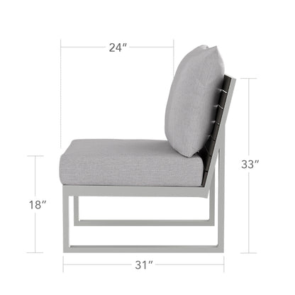 Modera Armless Chair by DecoScape (3203-131)
