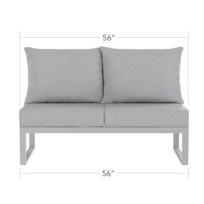 Modera Armless Loveseat by DecoScape (3203-132)