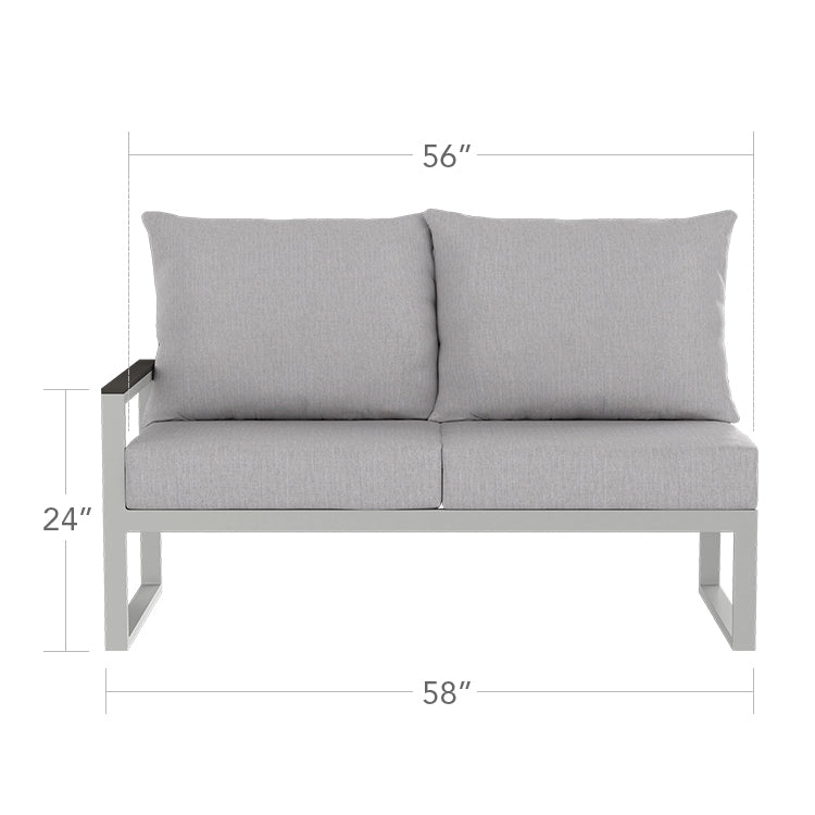 Modera Left Arm Loveseat by DecoScape (3203-112)