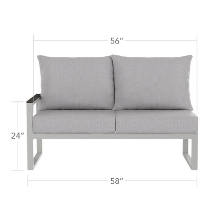 Modera Left Arm Loveseat by DecoScape (3203-112)