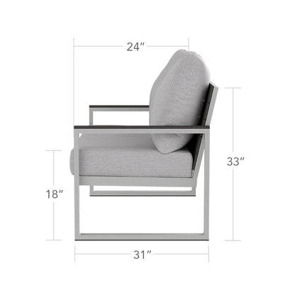 Modera Loveseat by DecoScape (3203-102)