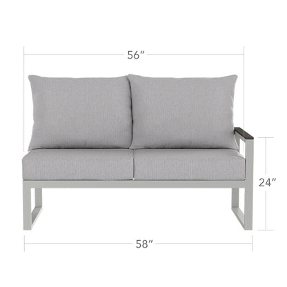 Modera Right Arm Loveseat by DecoScape (3203-122)