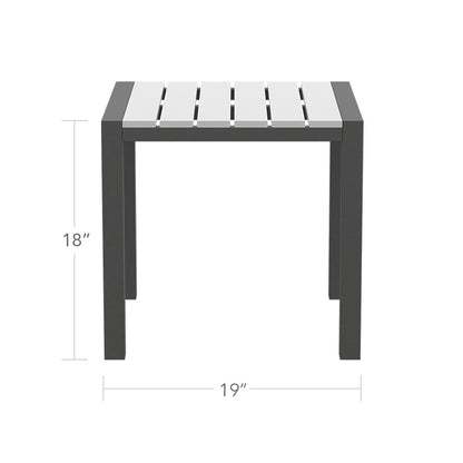 Modera Square End Table by DecoScape (3203-303)