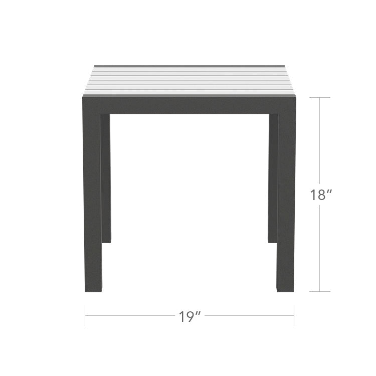 Modera Square End Table by DecoScape (3203-303)