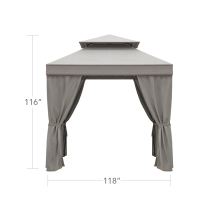 Oasis Vented Roof Cabana-10'x10' by DecoScape (3801-656)