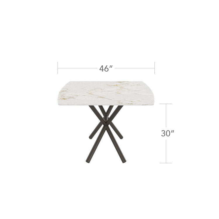 Oliver Emerald Rimless Porcelain Dining Table 72" x 46" by DecoScape (1039-338)