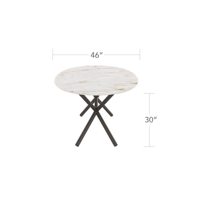Oliver Oval Rimless Porcelain Dining Table 92" x 46" by DecoScape (1039-330)