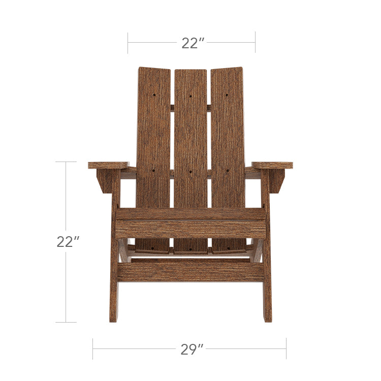 PollyOutdoor Adirondack Chair by DecoScape (2040-801)