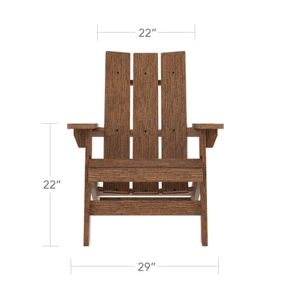 PollyOutdoor Adirondack Chair by DecoScape (2040-801)