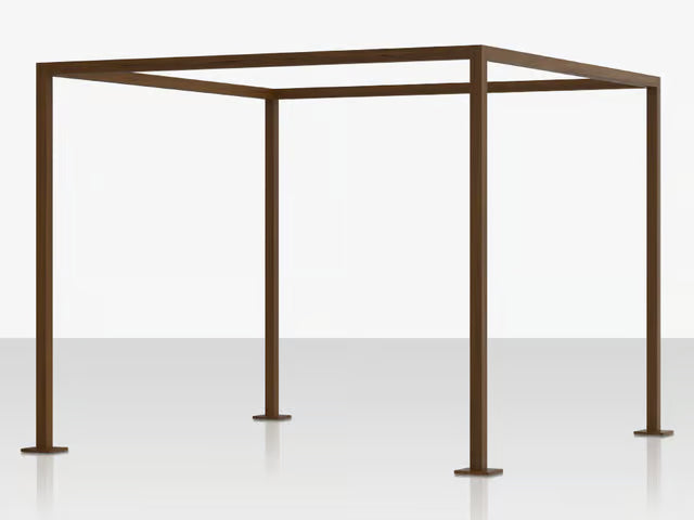 Breeze Cabana Frame - 15' - Wood Grain Frame by DecoScape (3406-659)