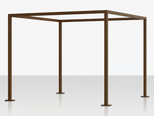 Breeze Cabana Frame - 15' - Wood Grain Frame by DecoScape (3406-659)