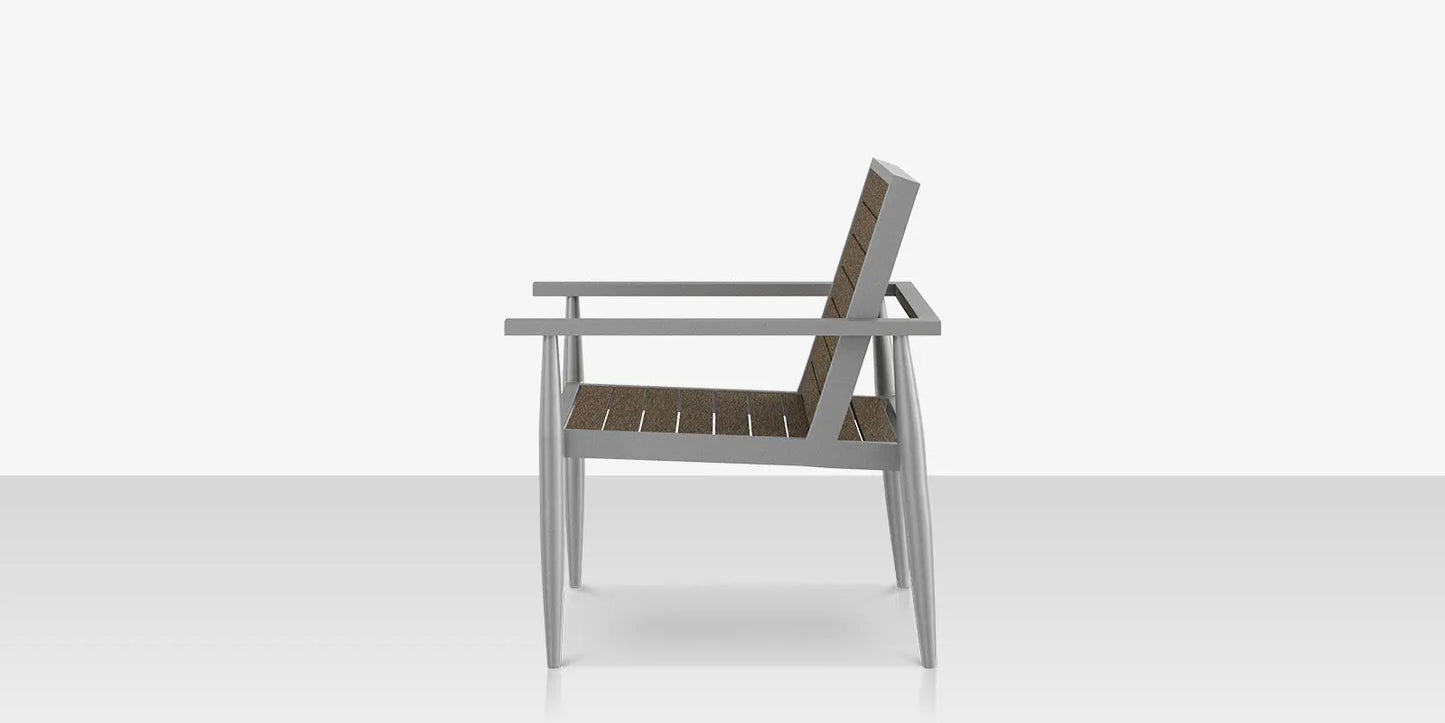 Danish Club Chair - Slatted by DecoScape