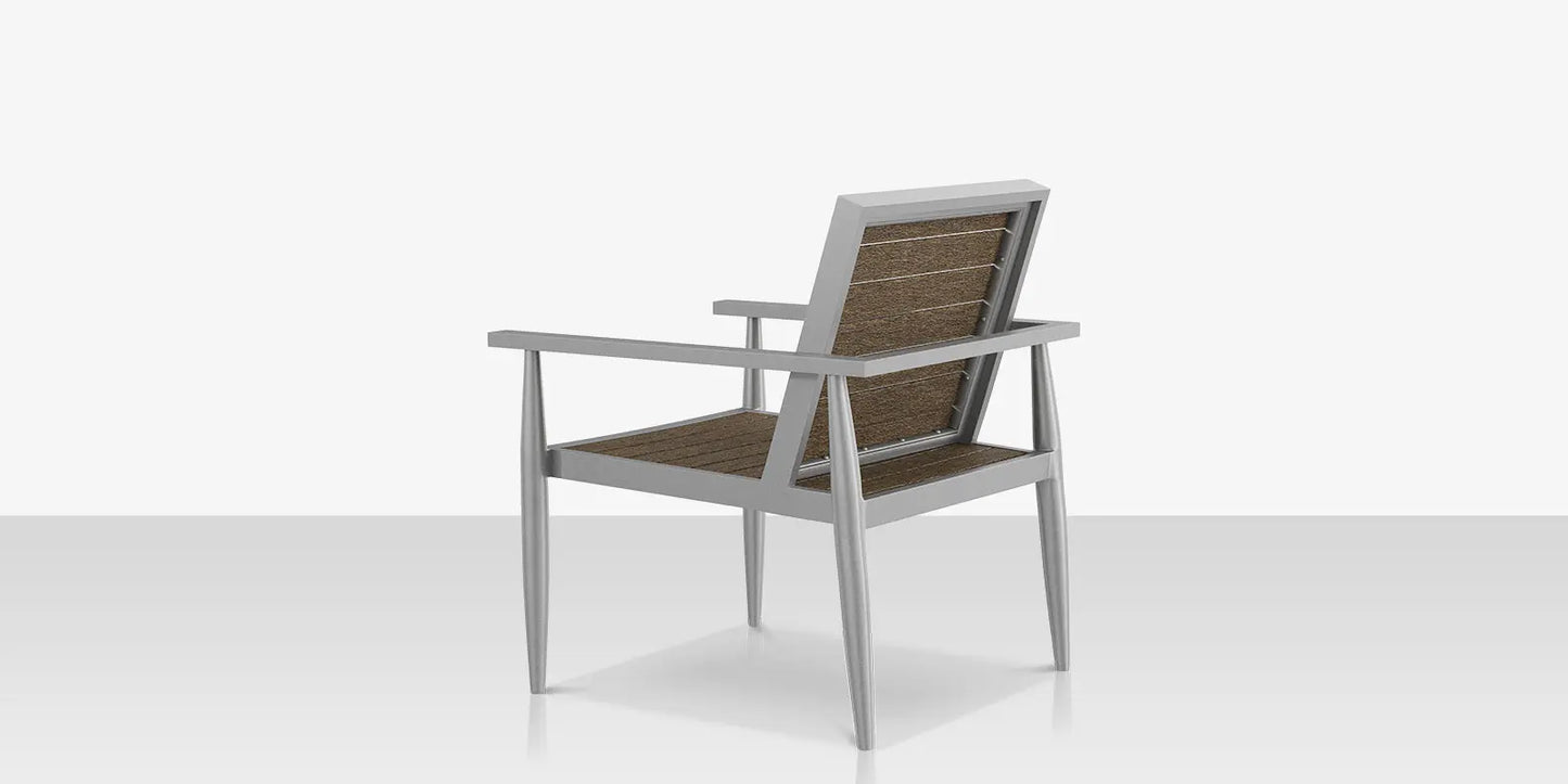 Danish Club Chair - Slatted by DecoScape