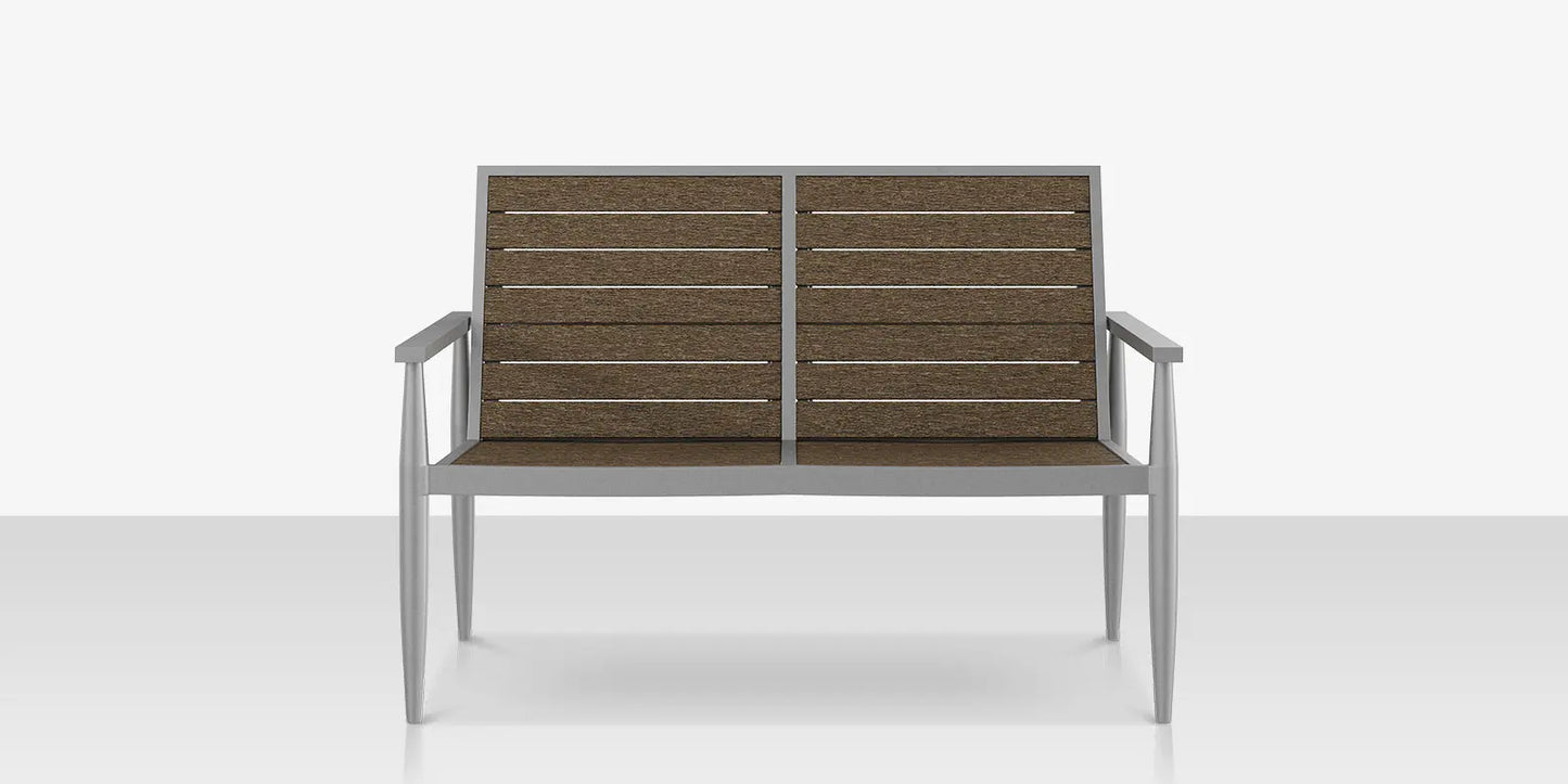 Danish Loveseat - Slatted by DecoScape
