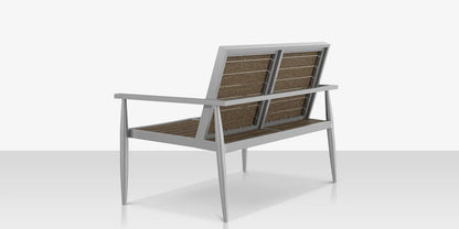 Danish Loveseat - Slatted by DecoScape