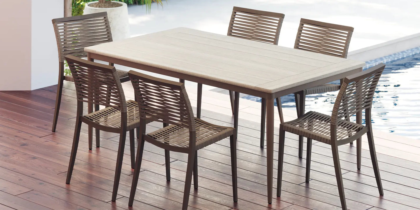Danish Dining Table (Rectangular) - Small by DecoScape (1027-314)