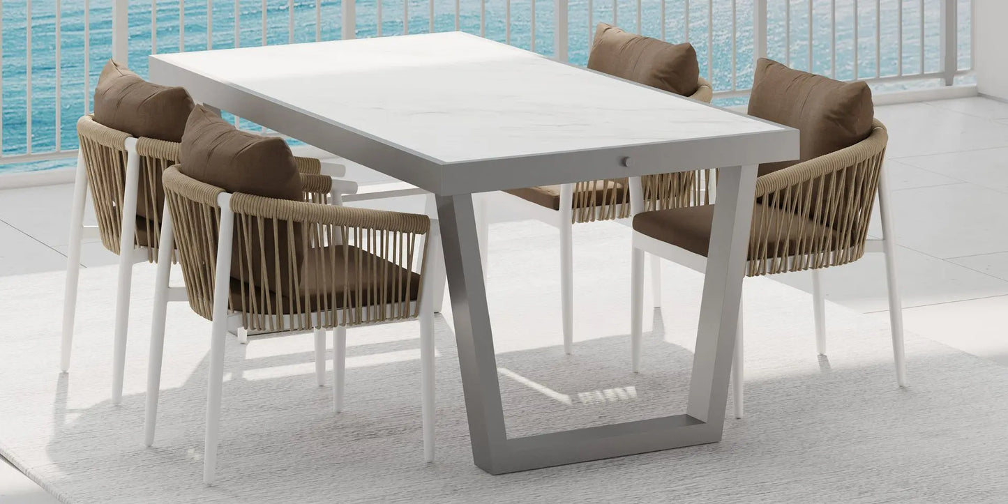 Contemporary U Style Dining Table Base by DecoScape (1030-611)