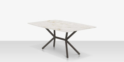 Oliver Emerald Rimless Porcelain Dining Table 72" x 46" by DecoScape (1039-338)