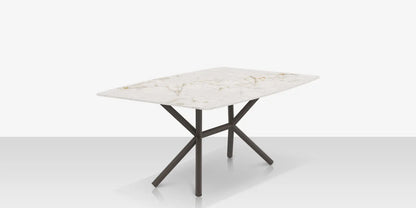 Oliver Emerald Rimless Porcelain Dining Table 72" x 46" by DecoScape (1039-338)