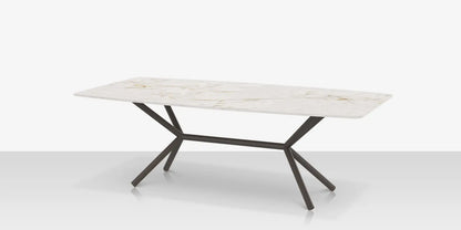 Oliver Emerald Rimless Porcelain Dining Table 92" x 46" by DecoScape (1039-339)