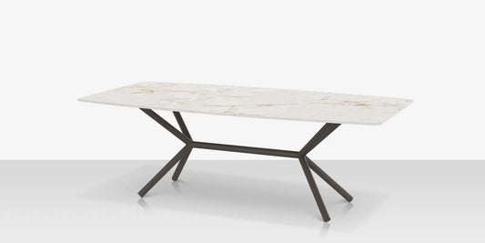 Oliver Emerald Rimless Porcelain Dining Table 92" x 46" by DecoScape (1039-339)