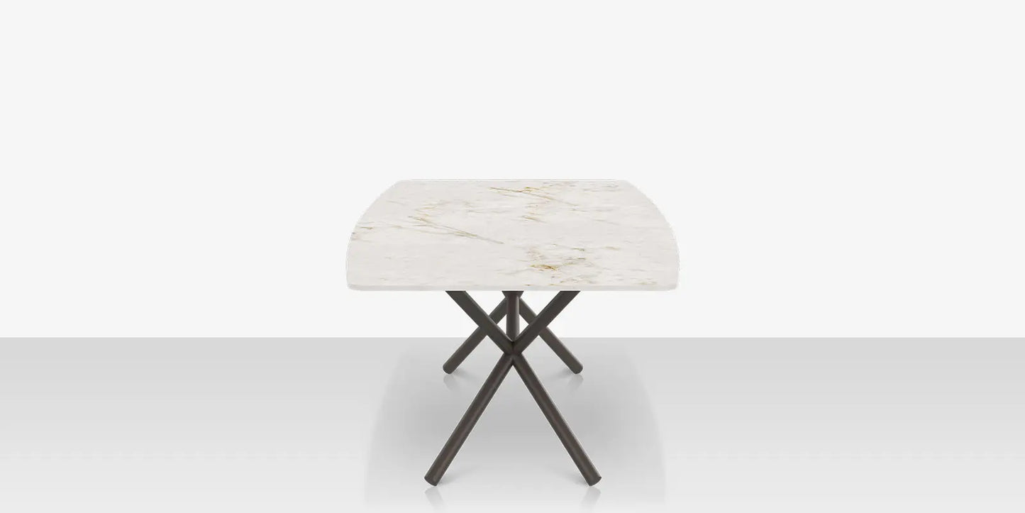 Oliver Emerald Rimless Porcelain Dining Table 92" x 46" by DecoScape (1039-339)