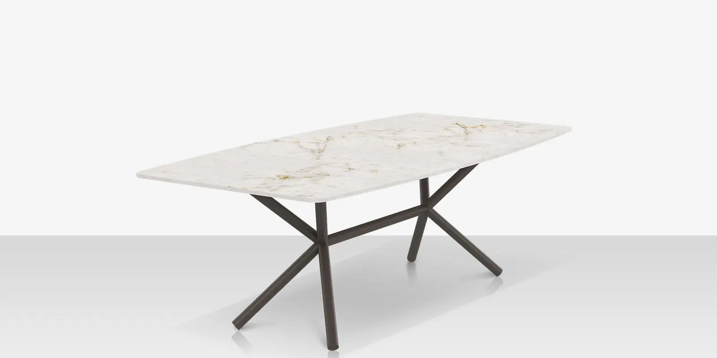 Oliver Emerald Rimless Porcelain Dining Table 92" x 46" by DecoScape (1039-339)