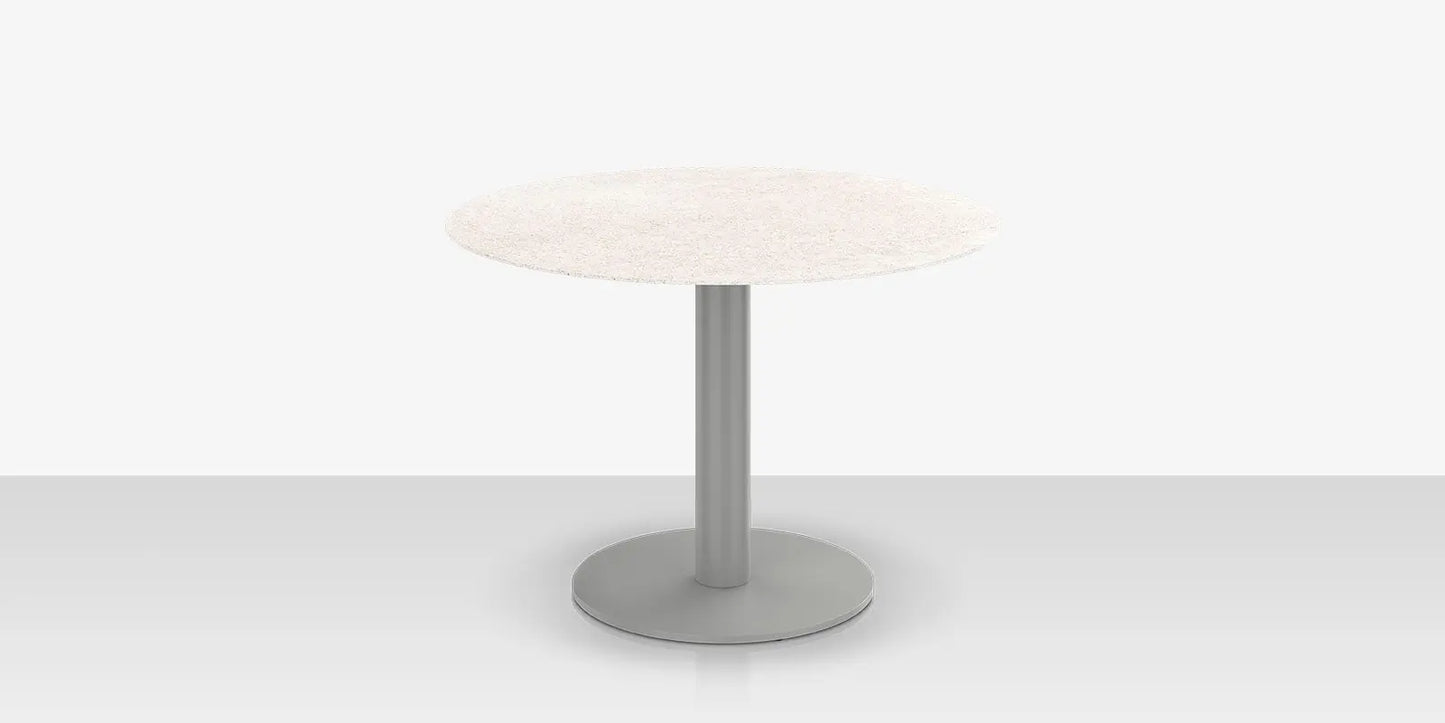 Oliver 42" Round Rimless Porcelain Dining Table Top by DecoScape