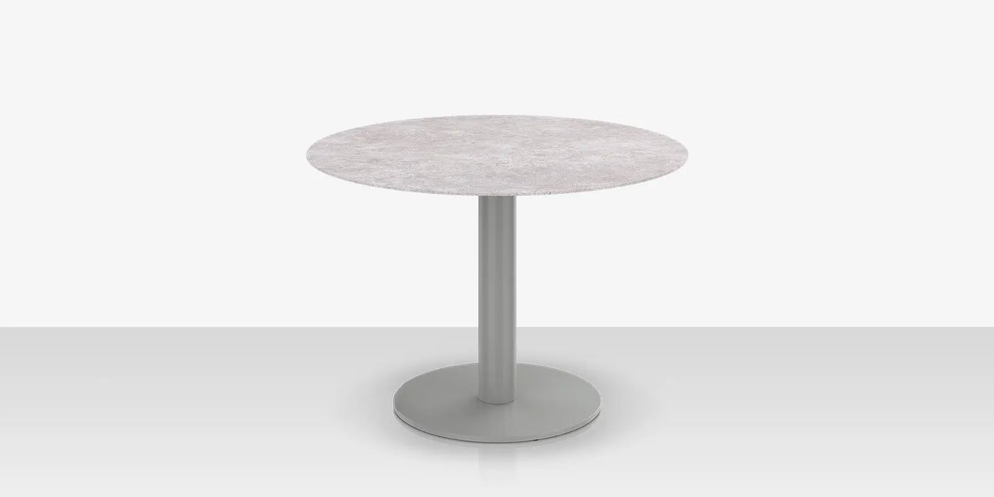 Oliver 42" Round Rimless Porcelain Dining Table Top by DecoScape