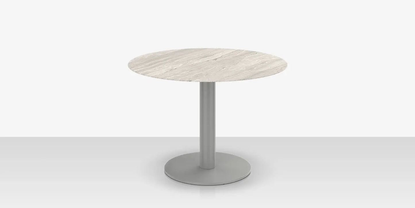 Oliver 42" Round Rimless Porcelain Dining Table Top by DecoScape