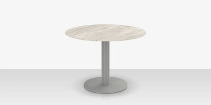 Oliver 42" Round Rimless Porcelain Dining Table Top by DecoScape