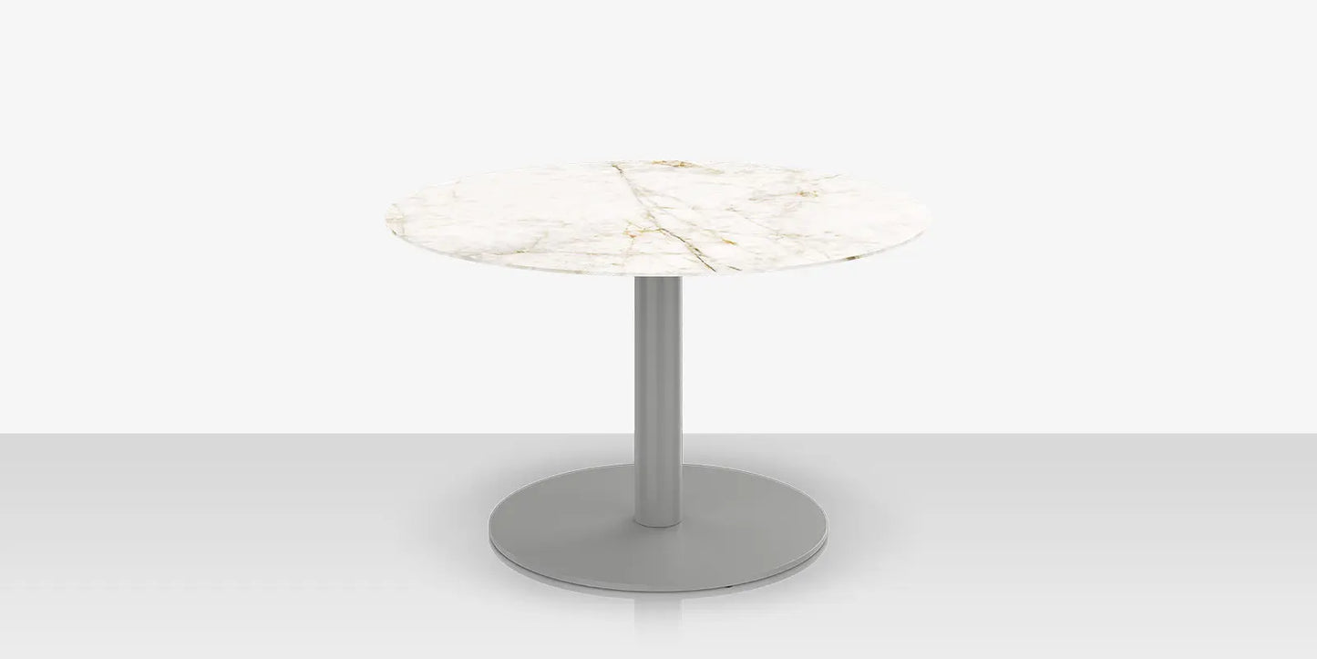 Oliver 48" Round Rimless Porcelain Dining Table Top by DecoScape (1039-427)