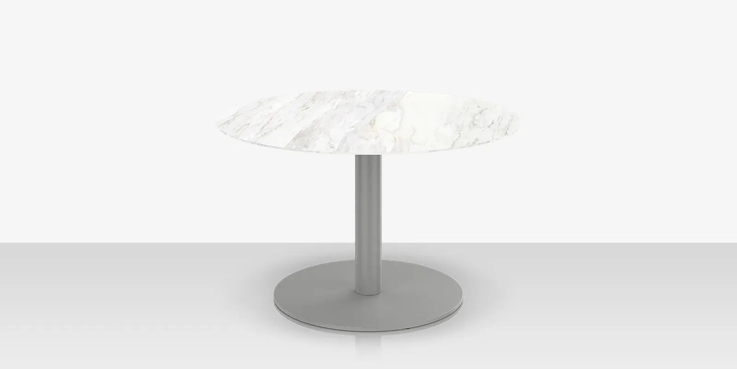 Oliver 48" Round Rimless Porcelain Dining Table Top by DecoScape (1039-427)