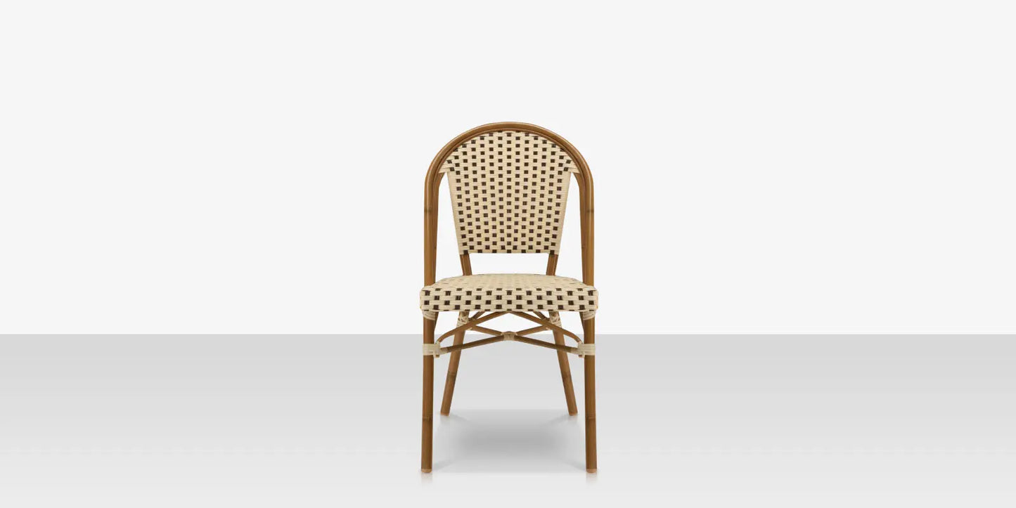 Paris Dining Side Chair - Cream & Chocolate by DecoScape (2203-162)