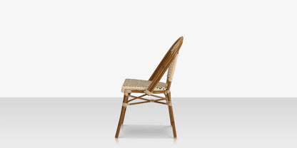 Paris Dining Side Chair - Cream & Chocolate by DecoScape (2203-162)