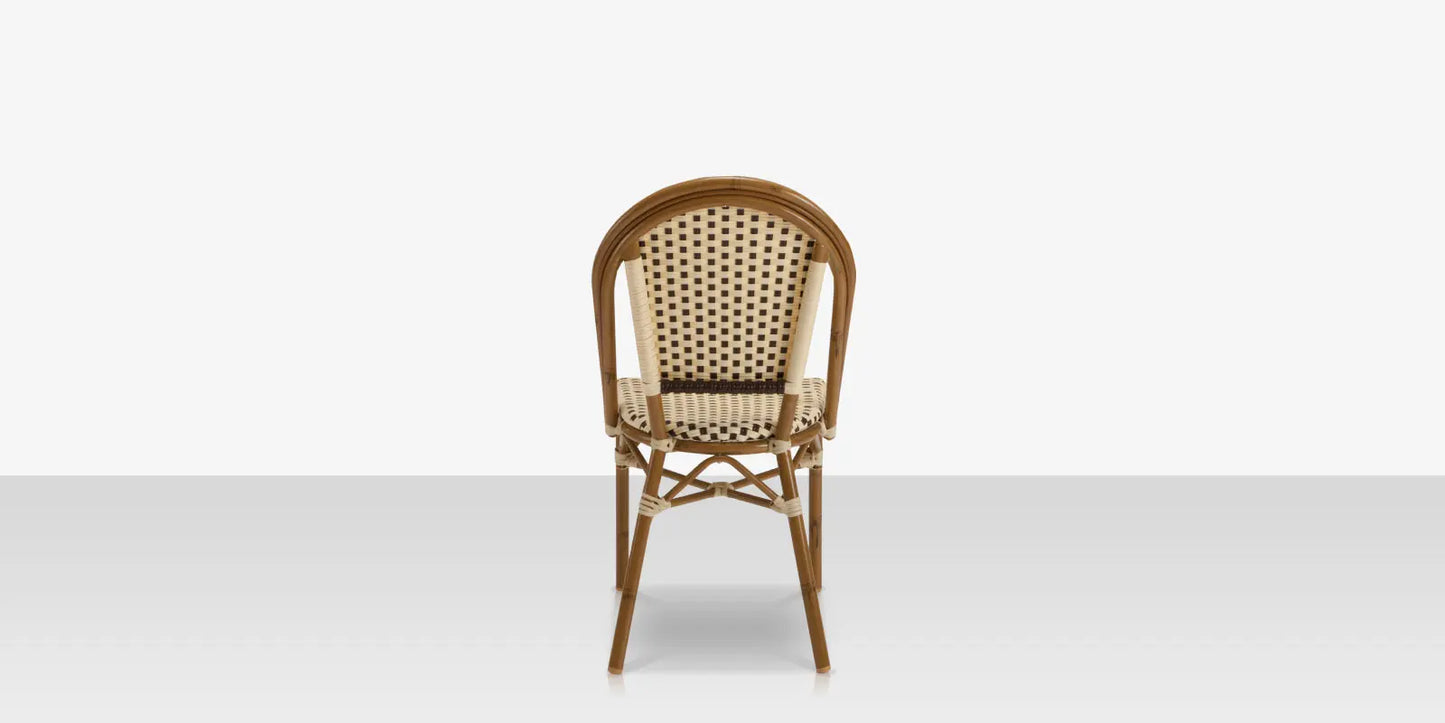 Paris Dining Side Chair - Cream & Chocolate by DecoScape (2203-162)