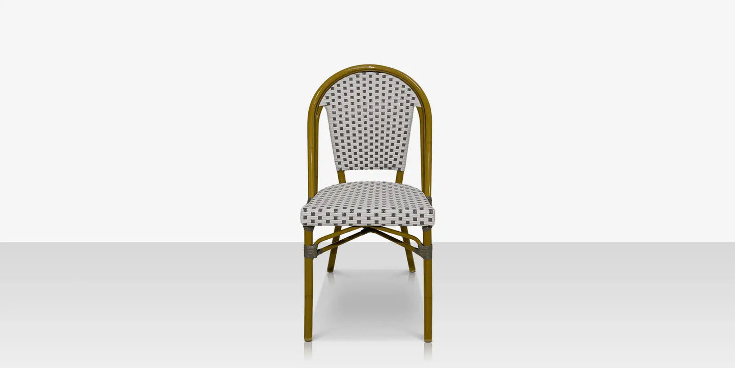 Paris Dining Side Chair - Gray & White by DecoScape (2203-162)