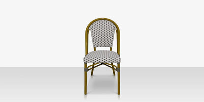 Paris Dining Side Chair - Gray & White by DecoScape (2203-162)
