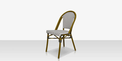 Paris Dining Side Chair - Gray & White by DecoScape (2203-162)