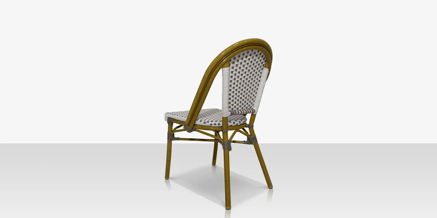 Paris Dining Side Chair - Gray & White by DecoScape (2203-162)