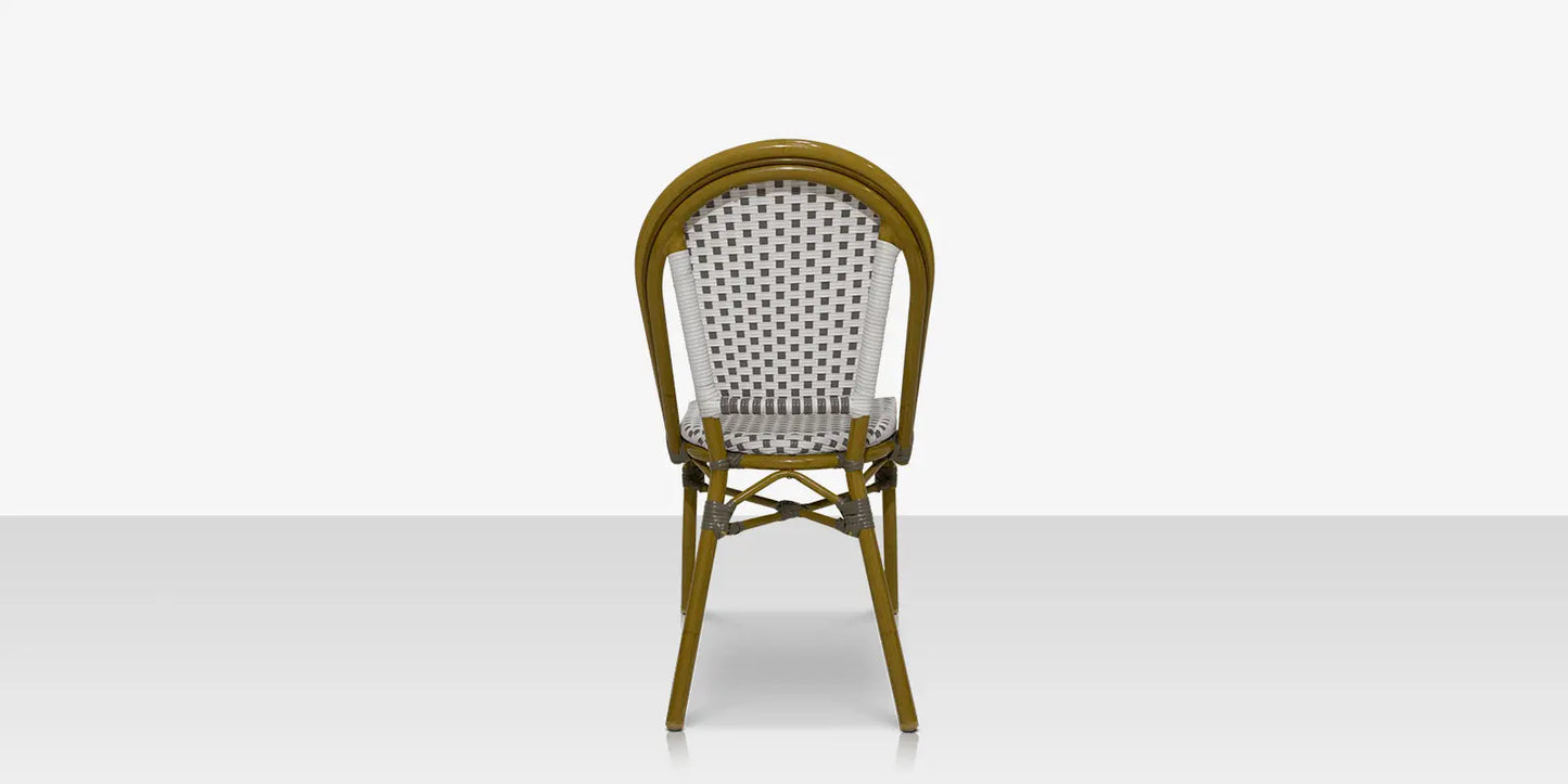 Paris Dining Side Chair - Gray & White by DecoScape (2203-162)
