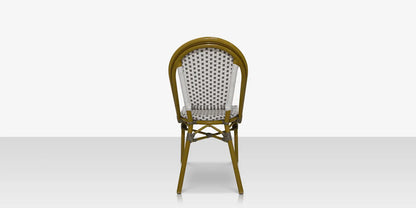 Paris Dining Side Chair - Gray & White by DecoScape (2203-162)