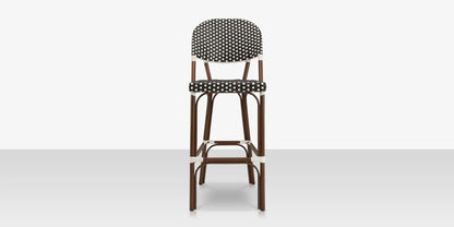 Paris Bar Side Chair - Black & White by DecoScape (2203-172)