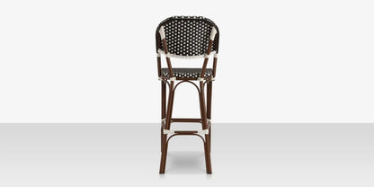 Paris Bar Side Chair - Black & White by DecoScape (2203-172)