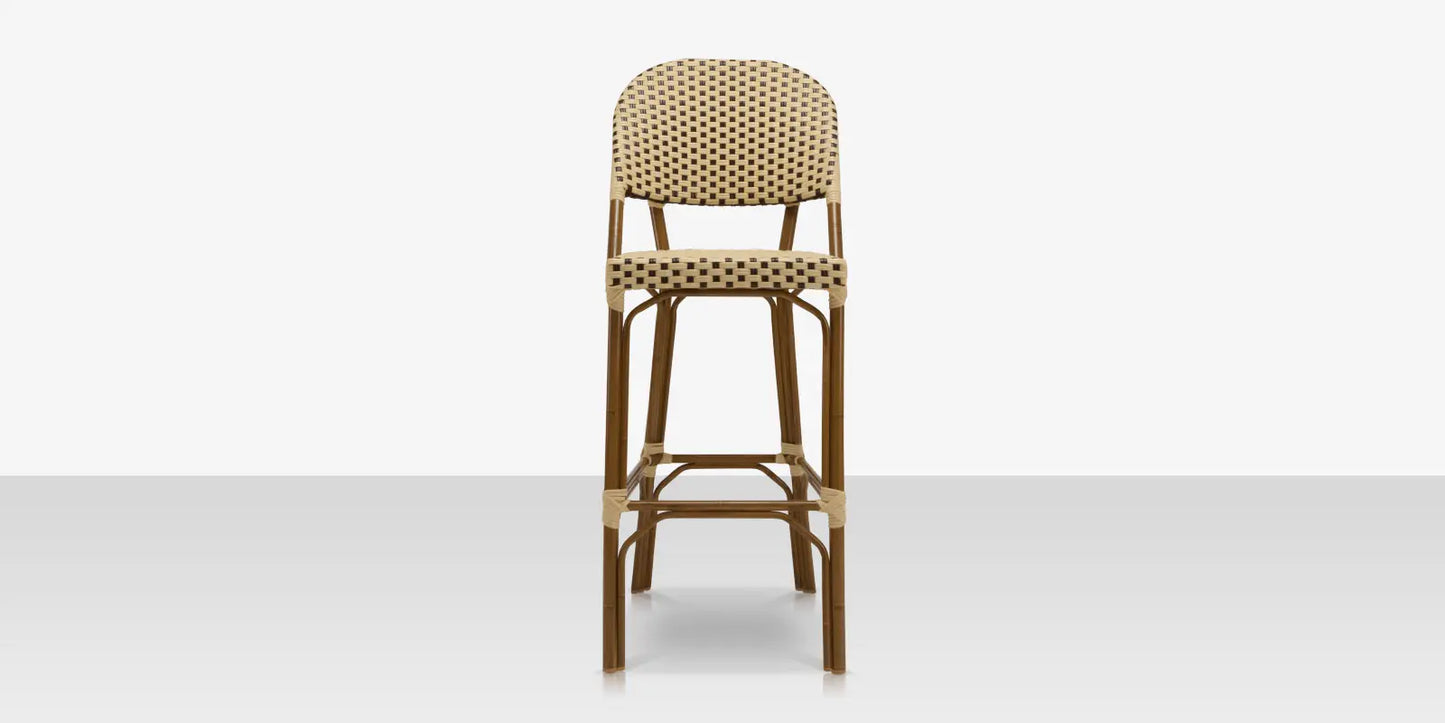 Paris Bar Side Chair - Cream & Chocolate by DecoScape (2203-172)