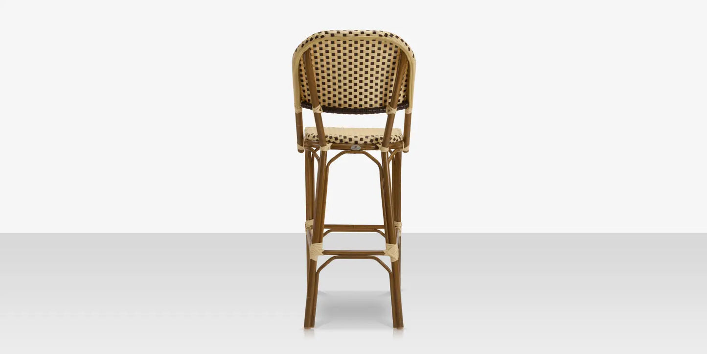Paris Bar Side Chair - Cream & Chocolate by DecoScape (2203-172)